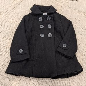 Girls 2t swing wool dresscoat peacoat